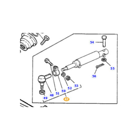 ROTULE  - pour MASSEY - Réf 1617826M94