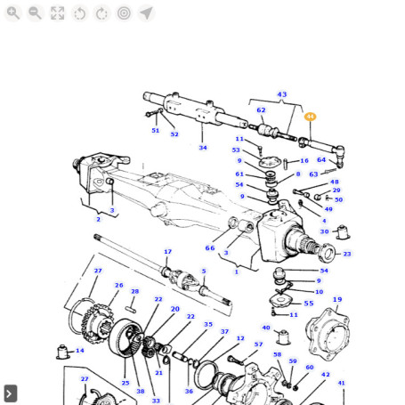 ROTULE  - pour MASSEY - Réf 3426336M1