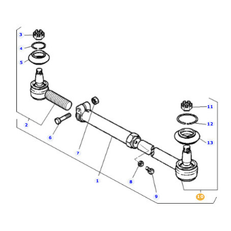 TIGE  - pour MASSEY - Réf 3475945M91