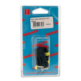 KIT CONNECTEUR ETANCHE SUPERSEAL ''M/F'' 1.5mm 4V - Ref: 746393