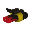 CONNECTEUR ETANCHE SUPERSEAL MALE SERIE 1.5MM 2V - Ref: 712418