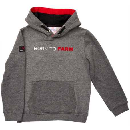 SWEAT A CAPUCHE POUR ENFANT "BORN TO FARM"