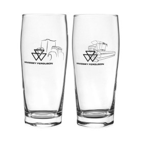 SET DE 2 VERRES A BIERE