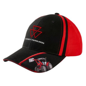 CASQUETTE ROUGE ET NOIRE POUR ENFANT AVEC MOT - Ref: X993212204000