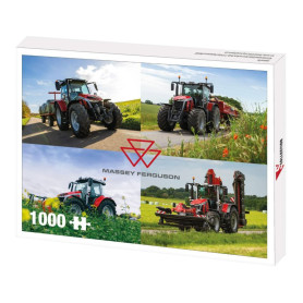 PUZZLE 1000 PIÈCES DES TRACTEURS MF 8S ET MF  - Ref: X993342209000