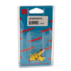 6 COSSES PLATES MALES JAUNE L6.3 - Ref: 712122