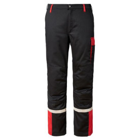 PANTALON DE TRAVAIL NOIR ET ROUGE
