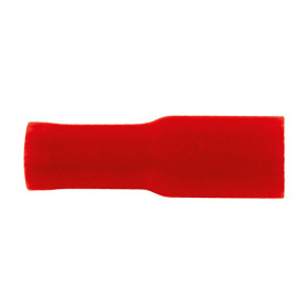 100 COSSES CYLINDRIQUES FEMELLES ROUGE D4