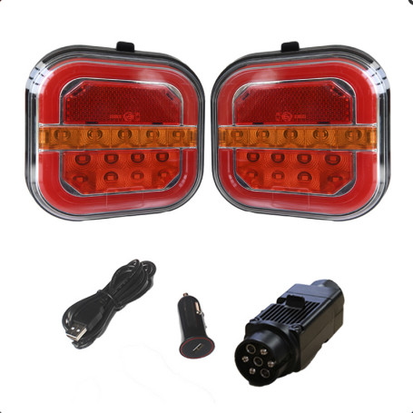 KIT SIGNALISATION LIBERKIT ARRIERE LED SANS FIL MAGNETIQUE