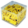 100 COSSES CYLINDRIQUES FEMELLES JAUNE D5