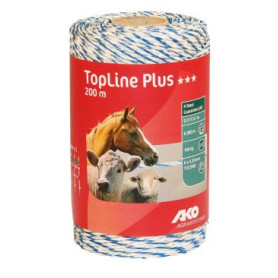 Fil Top Line Plus 400m - blanc/bleu -  6x0