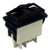 CORPS D'INTERRUPTEUR A BASCULE ON/ON/MOM APEM KR - Ref: 714044