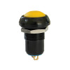 INTERRUPTEUR POUSSOIR JAUNE ON/OFF/NO DIAM 12MM - Ref: 714456
