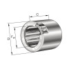 Roulement roue libre à aiguille 10x14x12mm INA/FAG - Ref: HF1012