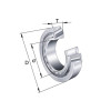 Roulement à rouleaux coniques 89.98x146.98x40mm INA/FAG - Ref: KHM218248HM218210