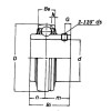 Palier de roulement 70x130x30 mm - Ref: UCX14SKF