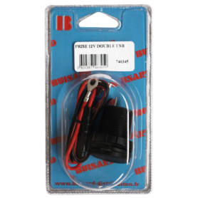 PRISE 12V DOUBLE USB