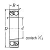 Roulement à billes à alignement automatique 65x120x23mm SKF - Ref: 1213EKTN9