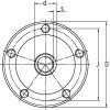 Moyeu SKF - Ref: BAA0012