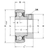 Roulement 60x110x49.5 SKF - Ref: XGGRAE60NPPB