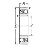 Roulement à billes à alignement automatique 55x100x25mm SKF - Ref: 22112RSSKF