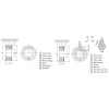 Roulement roue libre 40x80x22mm Tsubaki - Ref: BB40