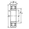 Roulement à rouleaux cylindriques 30x62x20mm SKF - Ref: NJ2206ECJ