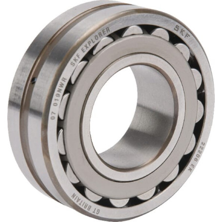 Roulement à rouleaux sphériques 30x62x20mm SKF - Ref: 22206EK