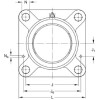 Couvercle de palier SKF - Ref: FY505MSKF
