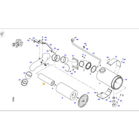 Filtre a air Fendt - Ref : F926200090020