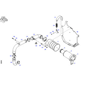 Filtre a air Fendt - Ref : 4270036M1