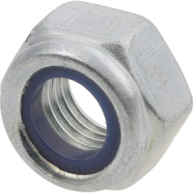 Ecrou hexagonal autobloquant à bague nylon DIN985 M20x2.50 Kramp - ref: 9852010 - x10