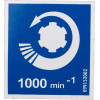 Autocollant 1 000 tr/min ga. - Ref: 09915200