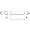 Vis sans tête six pans creux bout cuvette M8x10 45H zinqué - Ref: 916810P025 - Pack de 25