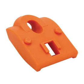 Charnière en plastique orange - Ref: 930140