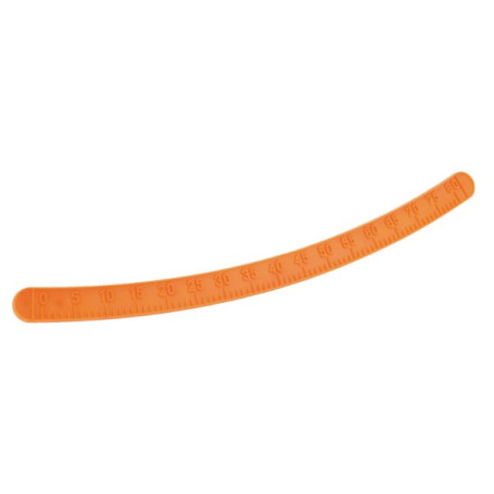 Échelle gauche 3x20x330 plastique orange - Ref: 1107100