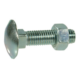 Vis tête bombée collet carré M6x20 - Ref: 603620 - Pack de 50