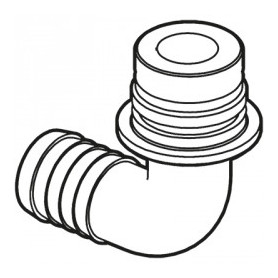 Raccord Coude Diam 25Mm 1" Réf. : 719881