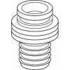 Raccord Droit Diam 38Mm - 1"1/2 Réf. : 718428