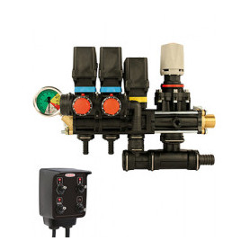 GPE 2 VOIES RC + REGUL MANUELLE + REGUL ELEC + MANO + BOITIER Réf. : 912546