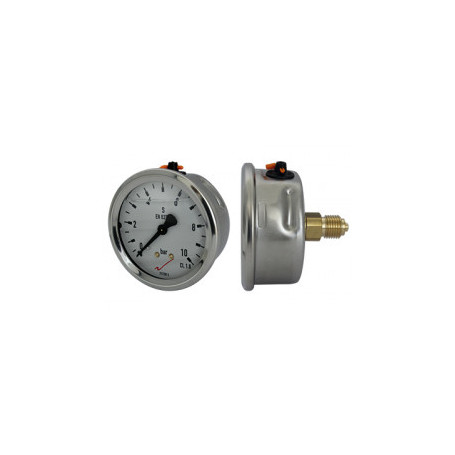 MANOMÈTRE ECH. STANDARD D63 0 A 10B FIXATION ARRIERE Réf. : 717291