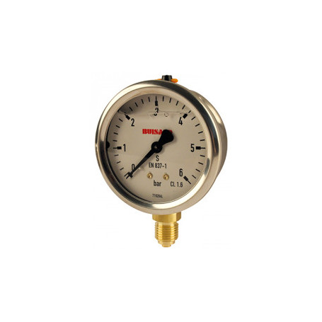 MANOMÈTRE ECH. STANDARD D63 0 A 6B FIXATION PERIPHERIQUE Réf. : 719204