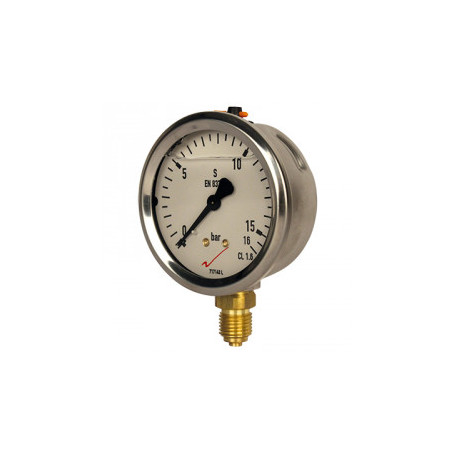 MANOMÈTRE ECH. STANDARD D63 0 A 16B FIXATION PERIPHERIQUE Réf. : 746502
