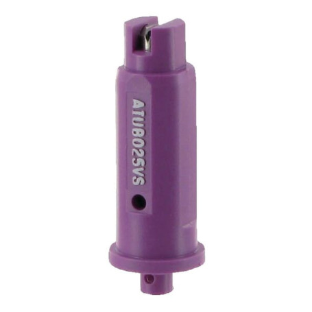 Buse à injection d'air AIUB 110° 025 violet acier inoxydable TeeJet