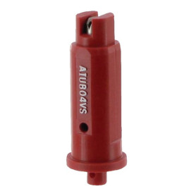 Buse à injection d'air AIUB 110° 04 rouge acier inoxydable TeeJet