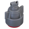 Buse à injection d'air TTI 110° avec joint et capuchon 06 plastique grise TeeJet - Ref: TTI11006VPCE