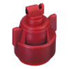 Buse à injection d'air TTI 110° avec joint et bouchon 04 TeeJet en plastique rouge - Ref: TTI11004VPCE