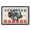 PLAQUE METAL TEA 20 massey ferguson
