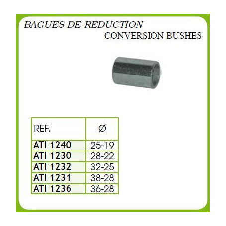 BAGUE DE REDUCTION DIAM 25-19