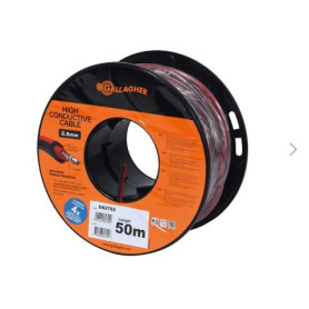 Câble de terre GALLAGHER  doublement isolé XL Rouge 2,5m 50m